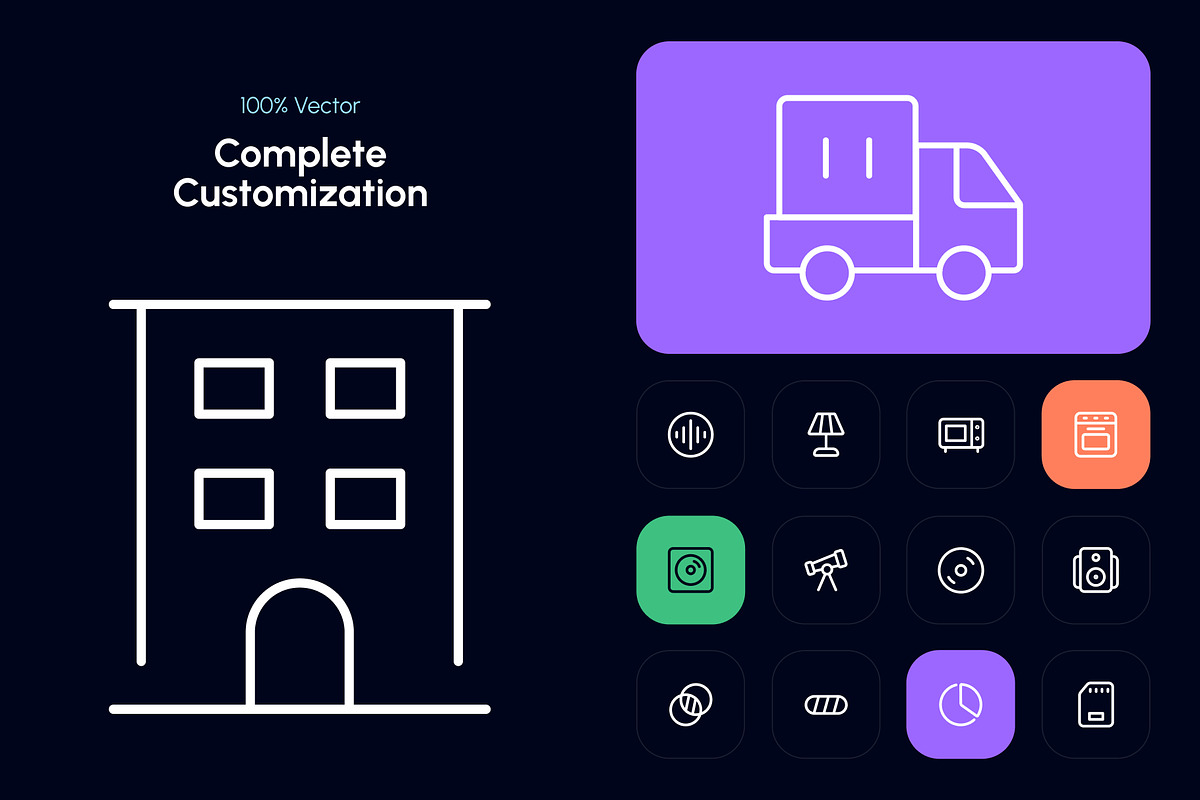 User Interface Animated Bundle, a Solid Icon by Prosymbols (Photo 2 of 8)