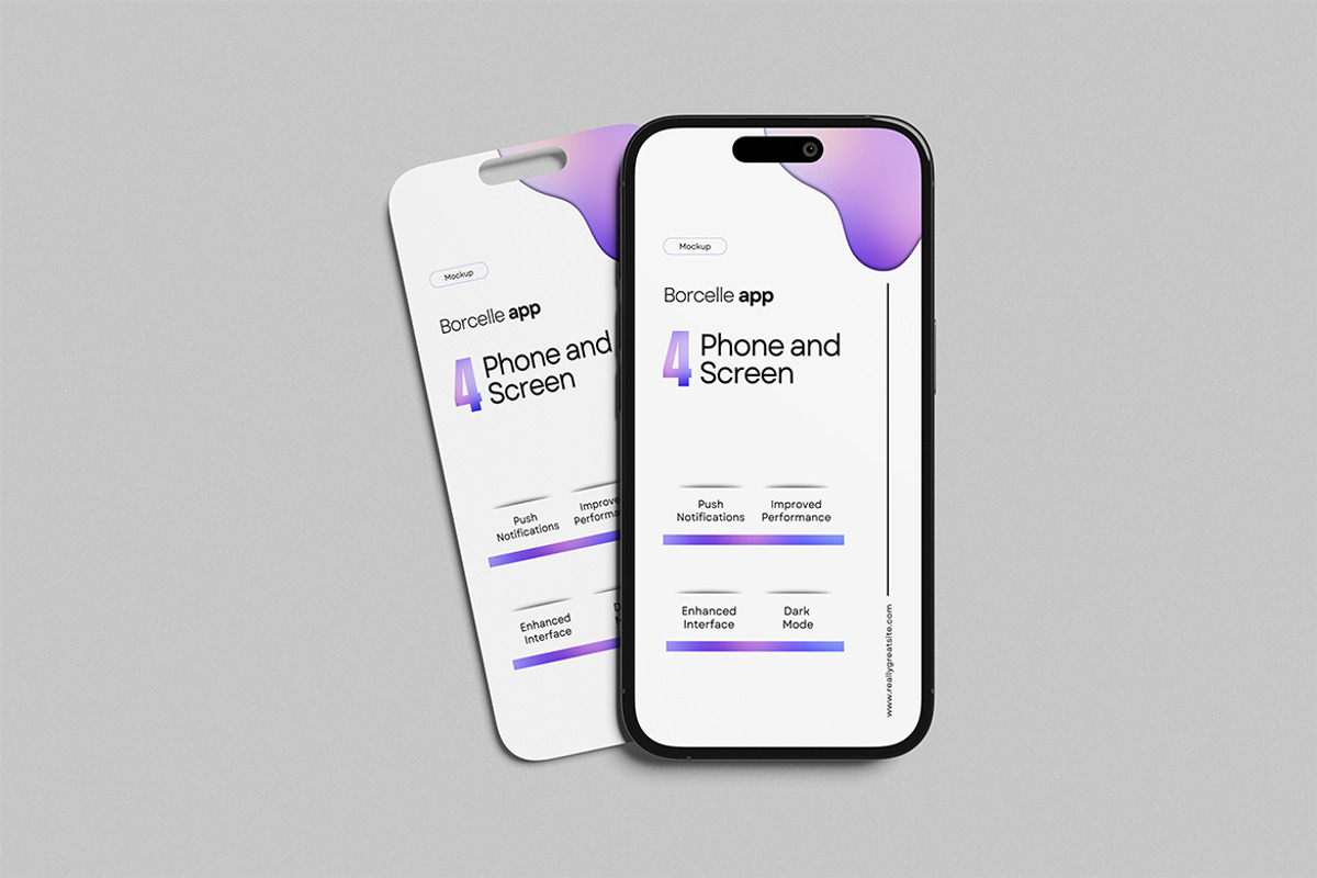 Phone and Screen Mockup, an iPhone Mockup by swsi-studio (Photo 5 of 5)