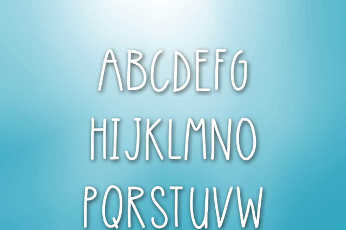 Ella Hand Drawn Font preview 3