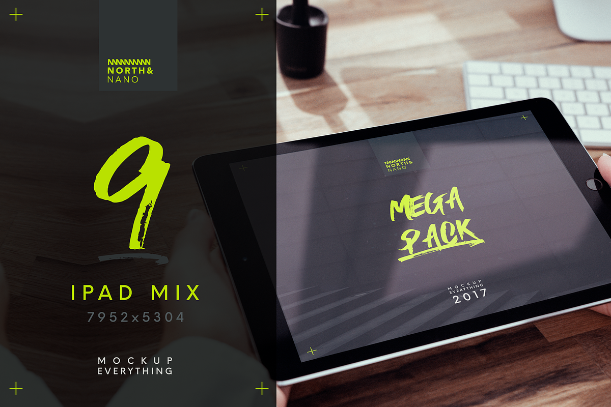 North&Nano MEGA MOCKUP PACK 2017, an iPhone Mockup by North&Nano (Photo 6 of 8)