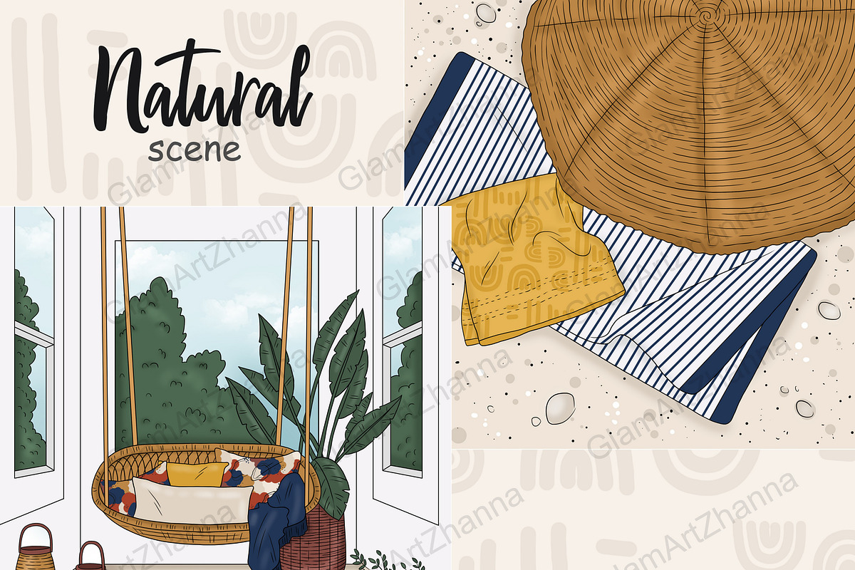 Natural Scene, a Seasonal Illustration by GlamArtZhanna (Photo 1 of 3)