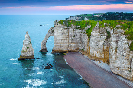 Majestic coastline with high cliffs, a Nature Photo by Alpine Dreams