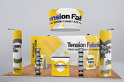 Tension Fabric Exhibit Kit Mockups, a Mockup by Vectogravic Design (Thumbnail 1 of 3)