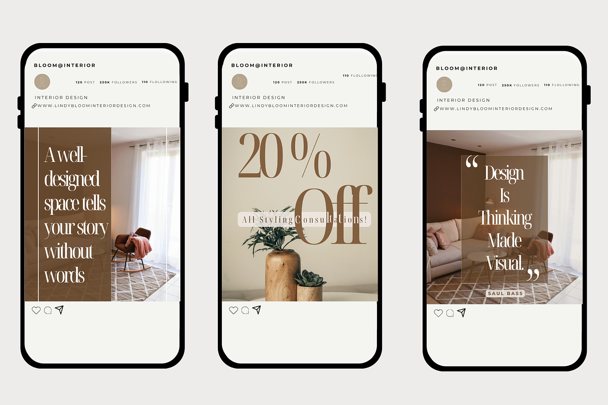 Interior Design Instagram Template preview 5