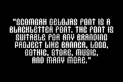 Scomgah Gelojas - Medieval Font, a Blackletter Font by Iqsiart Studio (Thumbnail 4 of 9)