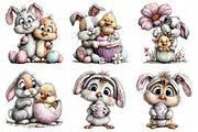 Easter Bunny Chick Clipart, an Illustration by Daily.Designs (Thumbnail 8 of 8)