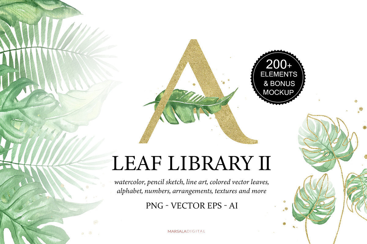Watercolor Whole Shop Bundle, an Illustration by Kaya Fonts (Photo 5 of 19)