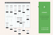 Wireframes and Sitemaps Bundle, a Wireframe Template by Sargatal (Thumbnail 9 of 17)