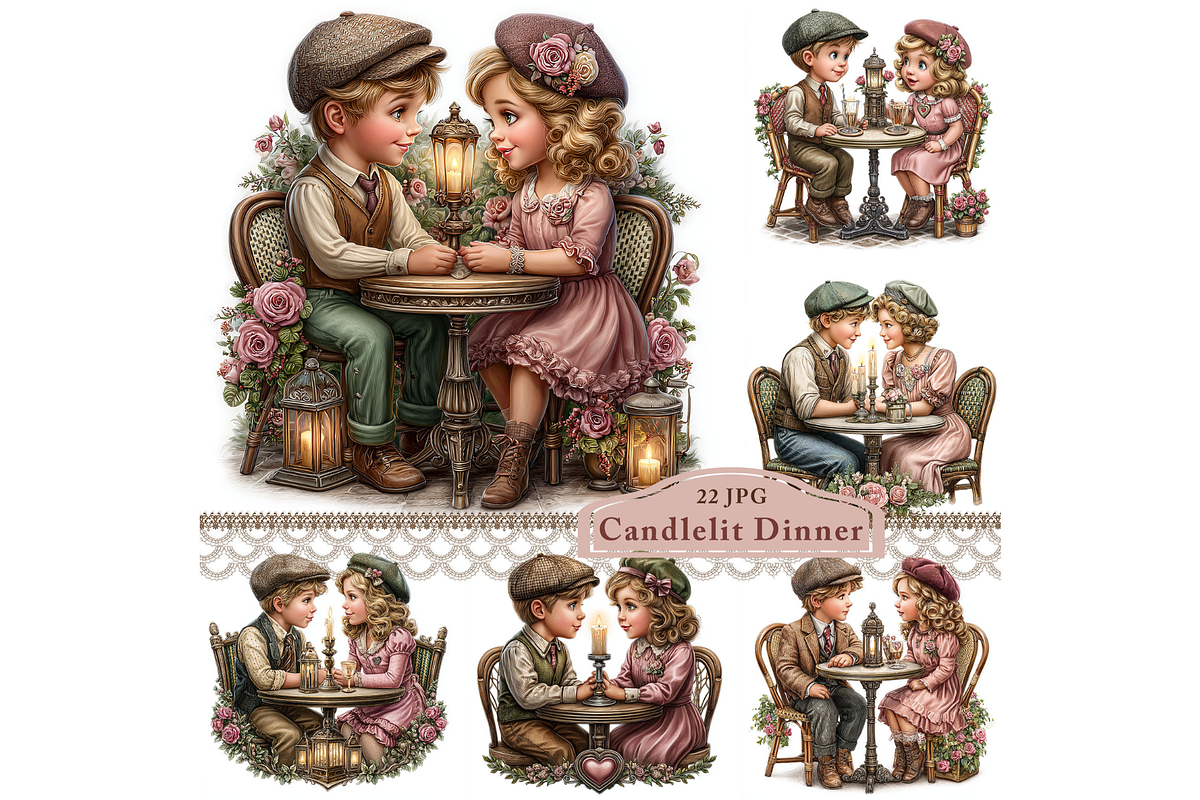 Candlelit Dinner JPG, a Person Illustration by Memories By Lea (Photo 1 of 7)