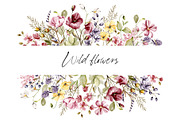 Wild flowers, poppies watercolor set, a Texture Illustration by Larisa Maslova (Thumbnail 4 of 12)