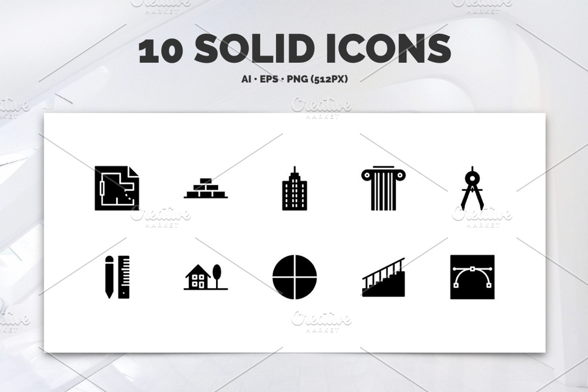 Premium »Architecture« Icons, an Icon by IconUncle (Photo 3 of 4)