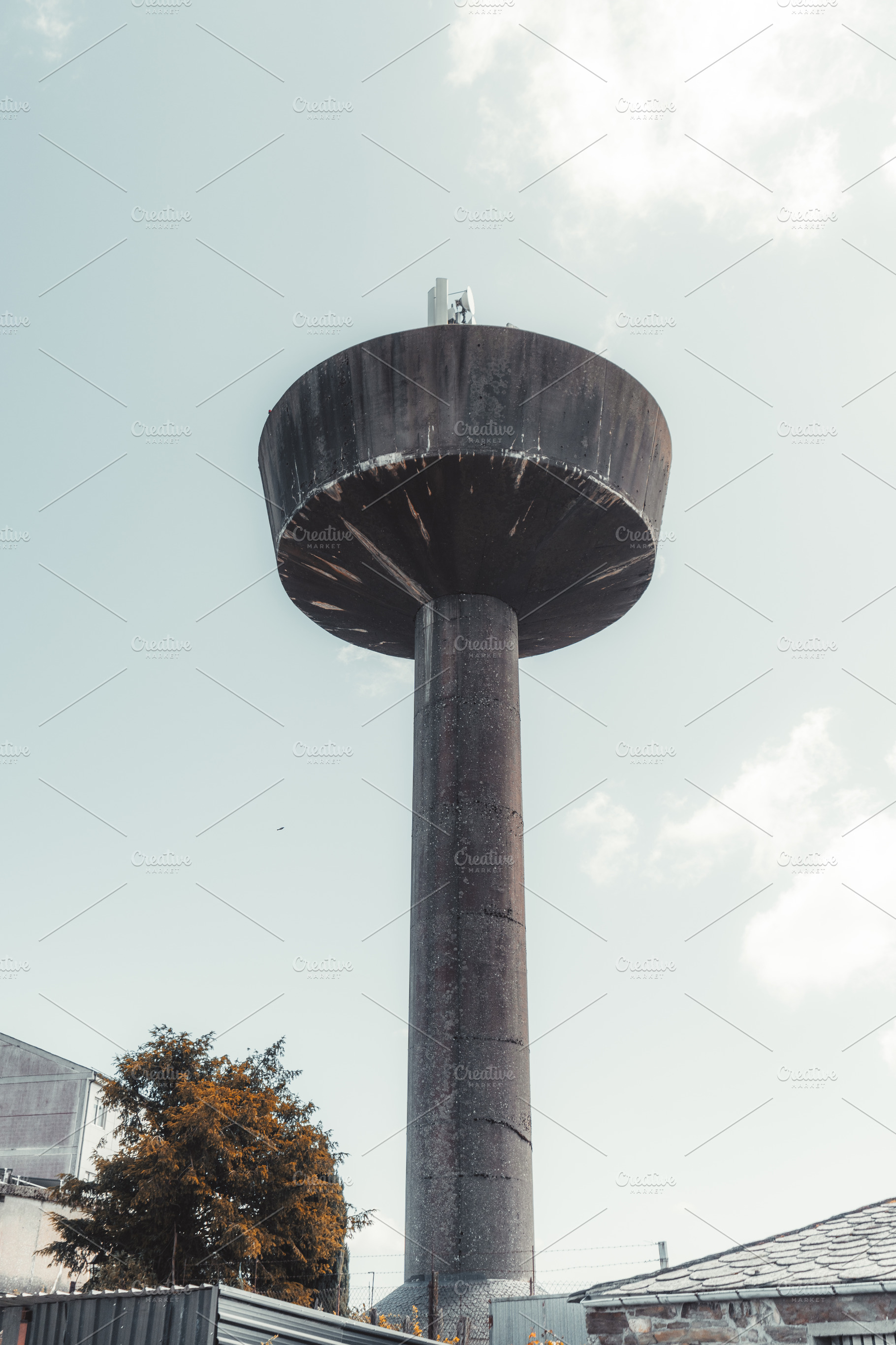 Water tower in Fonsagrada Spain, an Architecture Photo by SkyNext