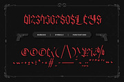 Ghober Display Blackletter, a Blackletter Font by infernostudio3 (Thumbnail 11 of 13)