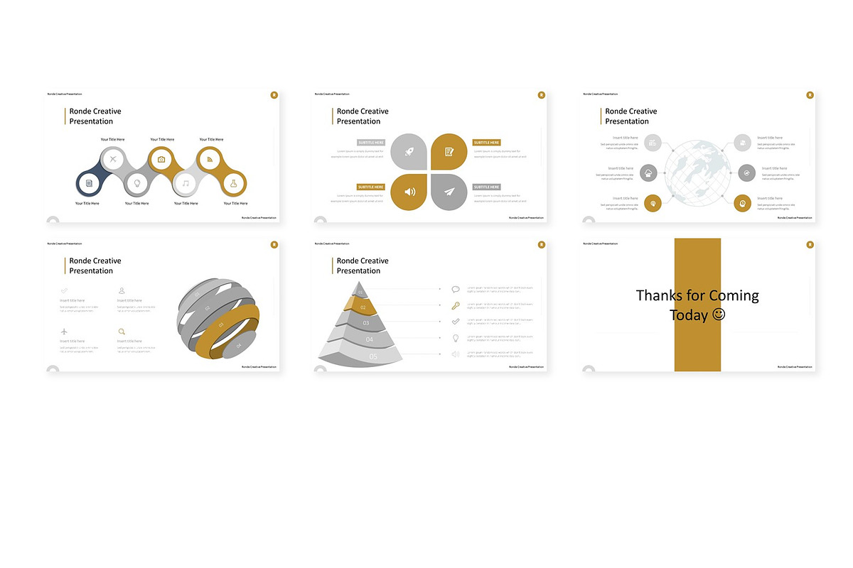 Ronde - Powerpoint Template, a Presentation Template by AQR Studio