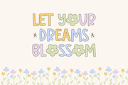 Flowers Blooming, a Handwritten Font by SaktiAvellin (Thumbnail 7 of 7)