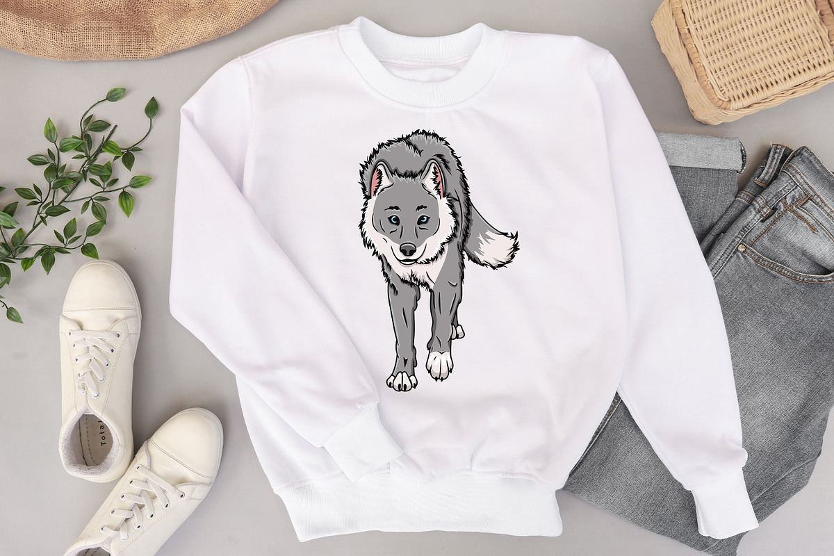 Wolf svg eps png pdf, wolf clipart, an Animal Illustration by Bila Vorona (Photo 8 of 9)