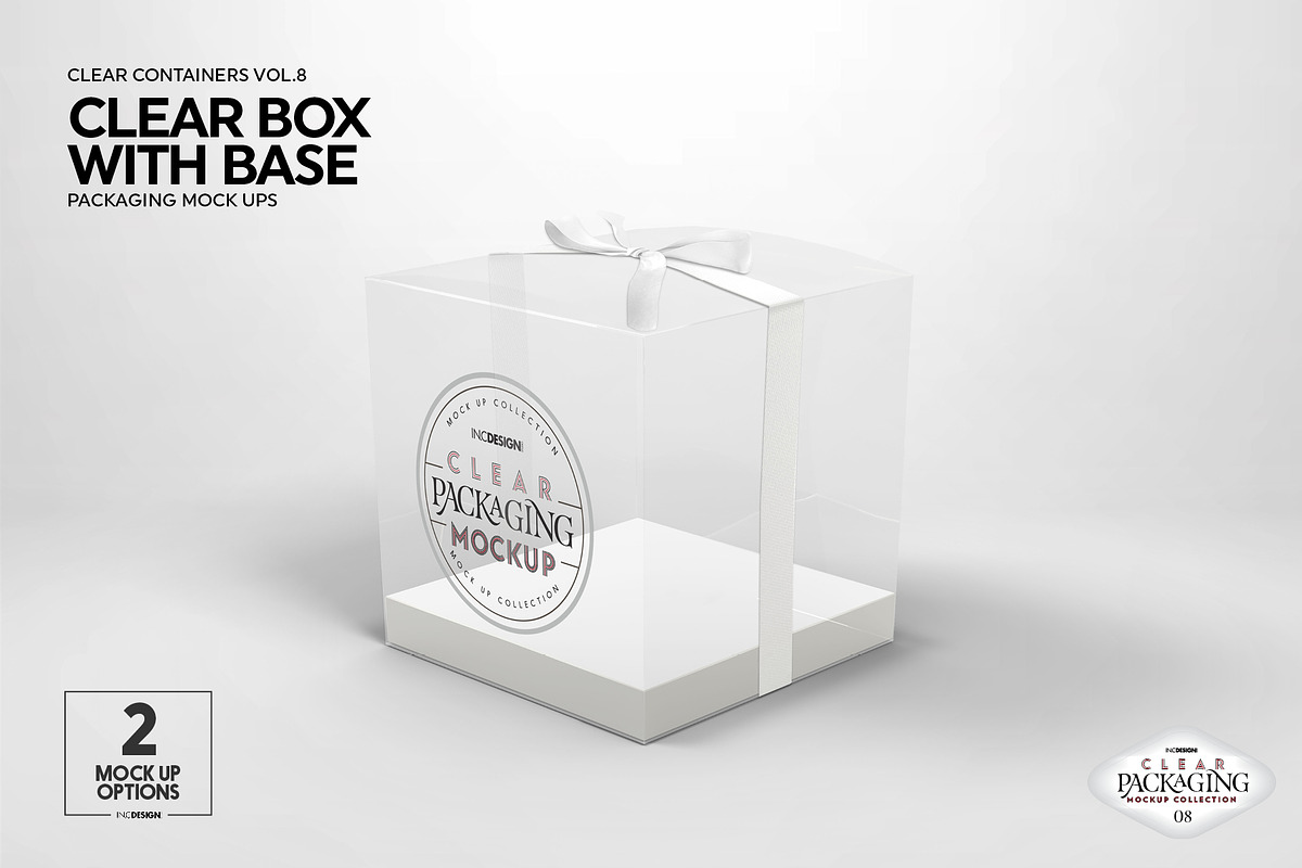 08 Clear Container Packaging Mockups, a Cups & Container Mockup by INCDesign (Photo 8 of 22)