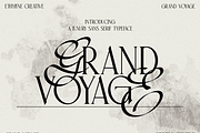 Grand Voyage, a Font by ethylene.creative (Thumbnail 1 of 13)
