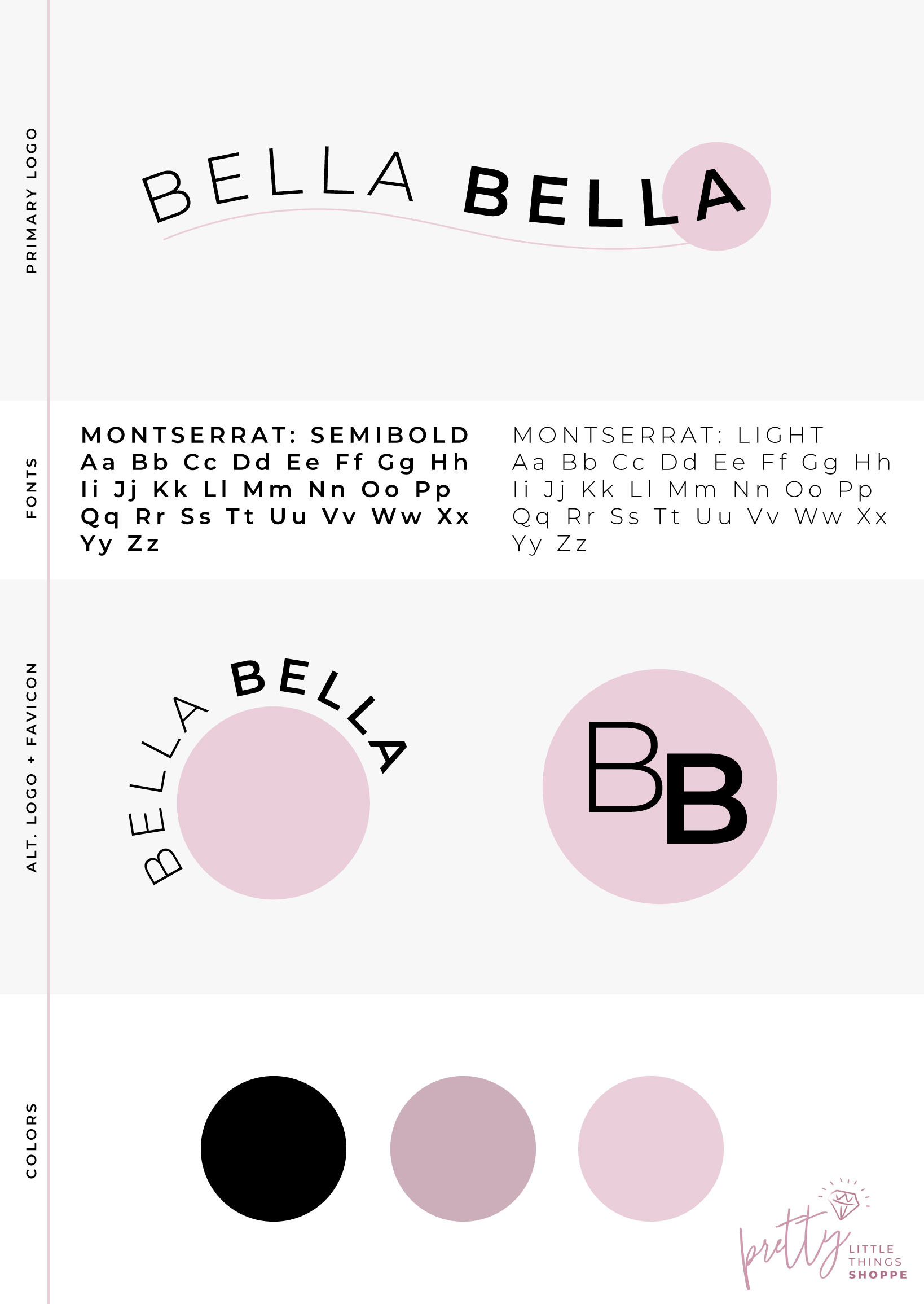 Bella Bella Brand Board  Editable  by Rift  Remake Llc  Creative Market