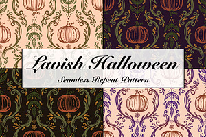 Lavish Halloween Repeat Pattern