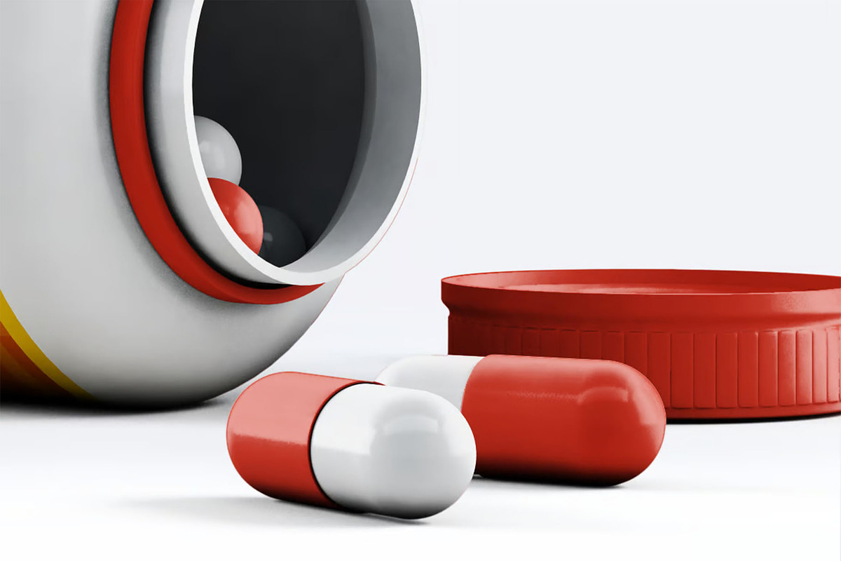 Pills Bootle Mockup, an Advertising Mockup by Hubzway (Photo 5 of 7)