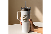 Travel Cup Mock-up for Branding, a Product Mockup by MockupWizard (Thumbnail 4 of 5)