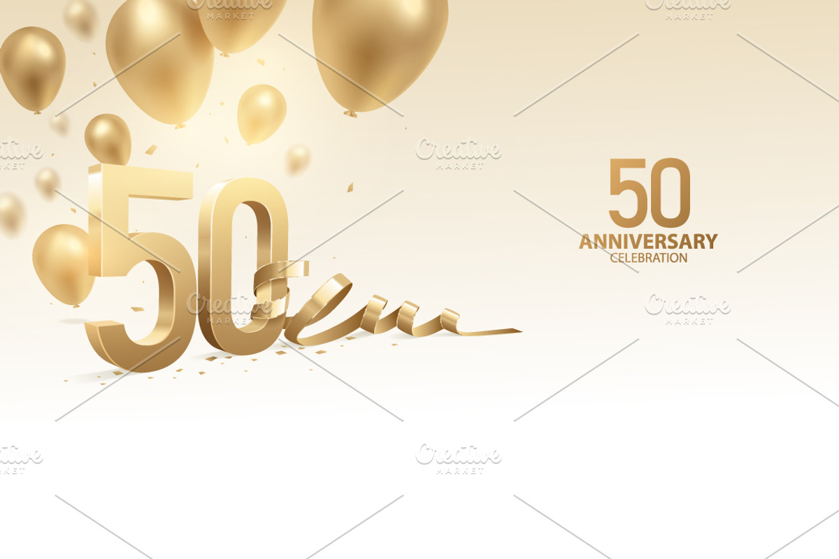 50th Anniversary Celebration, an Illustration by AlexMstudio