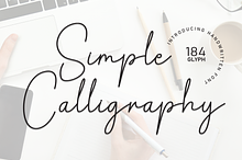 Simple Calligraphy | Script Font