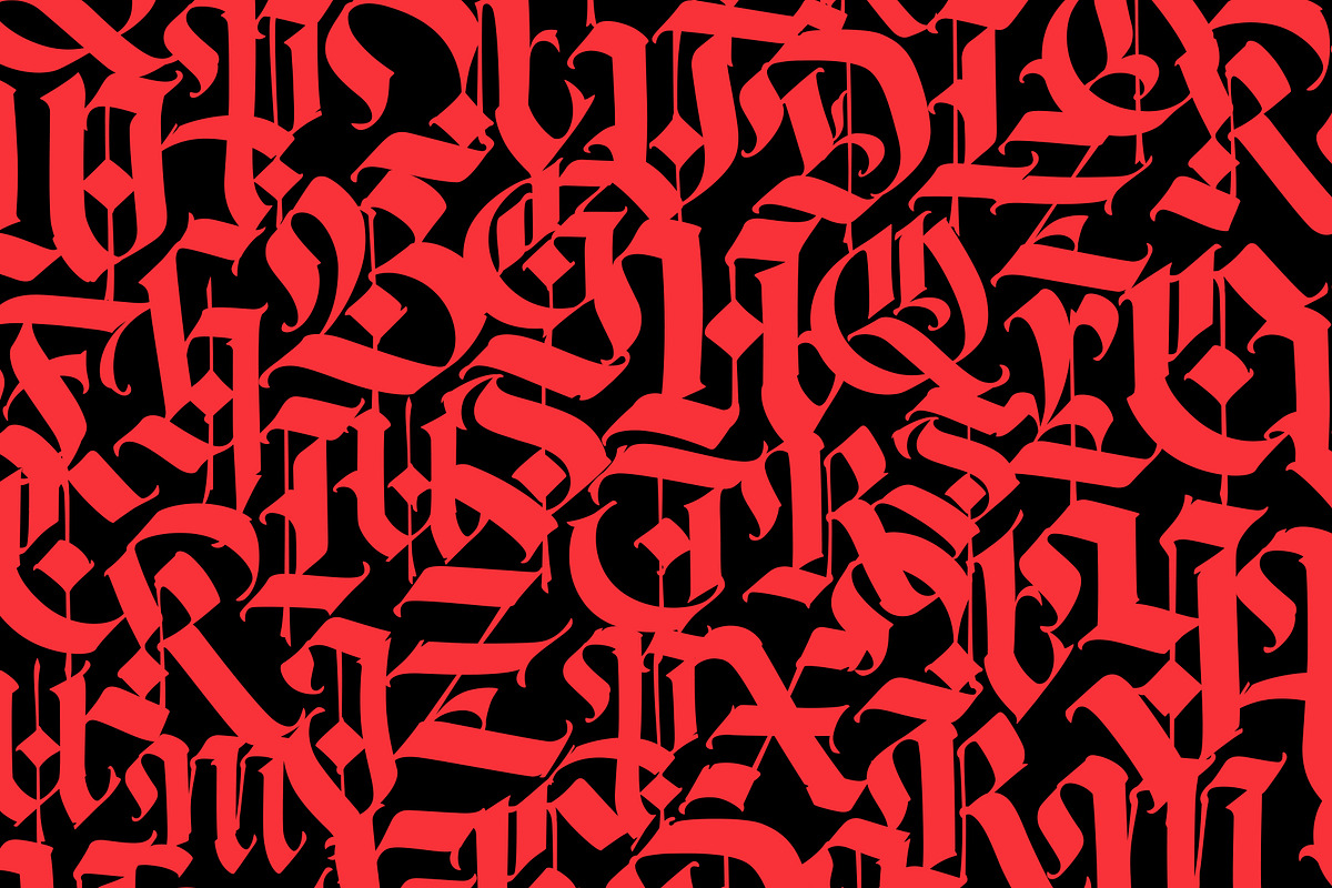 Gothic font 010, a Blackletter Font by GeekClick (Photo 20 of 24)