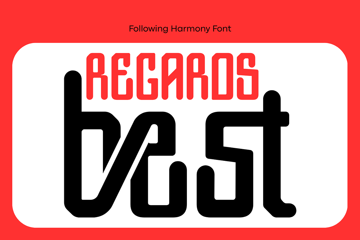 Following Harmony Font, a Sans Serif Font by 177Studio (Photo 4 of 8)