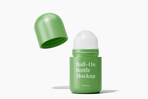 Roll-On Bottle Mockup, a Cups & Container Mockup by Akebareee