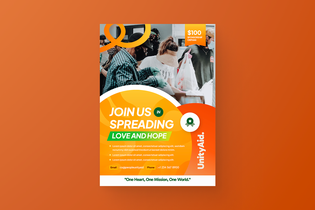 Global Fundraising Flyer, a Flyer Template by MMPixelCraft (Photo 4 of 6)