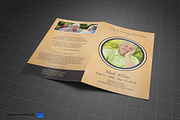 Funeral Program Template Simple, a Brochure Template by Madhabi Studio (Thumbnail 7 of 7)