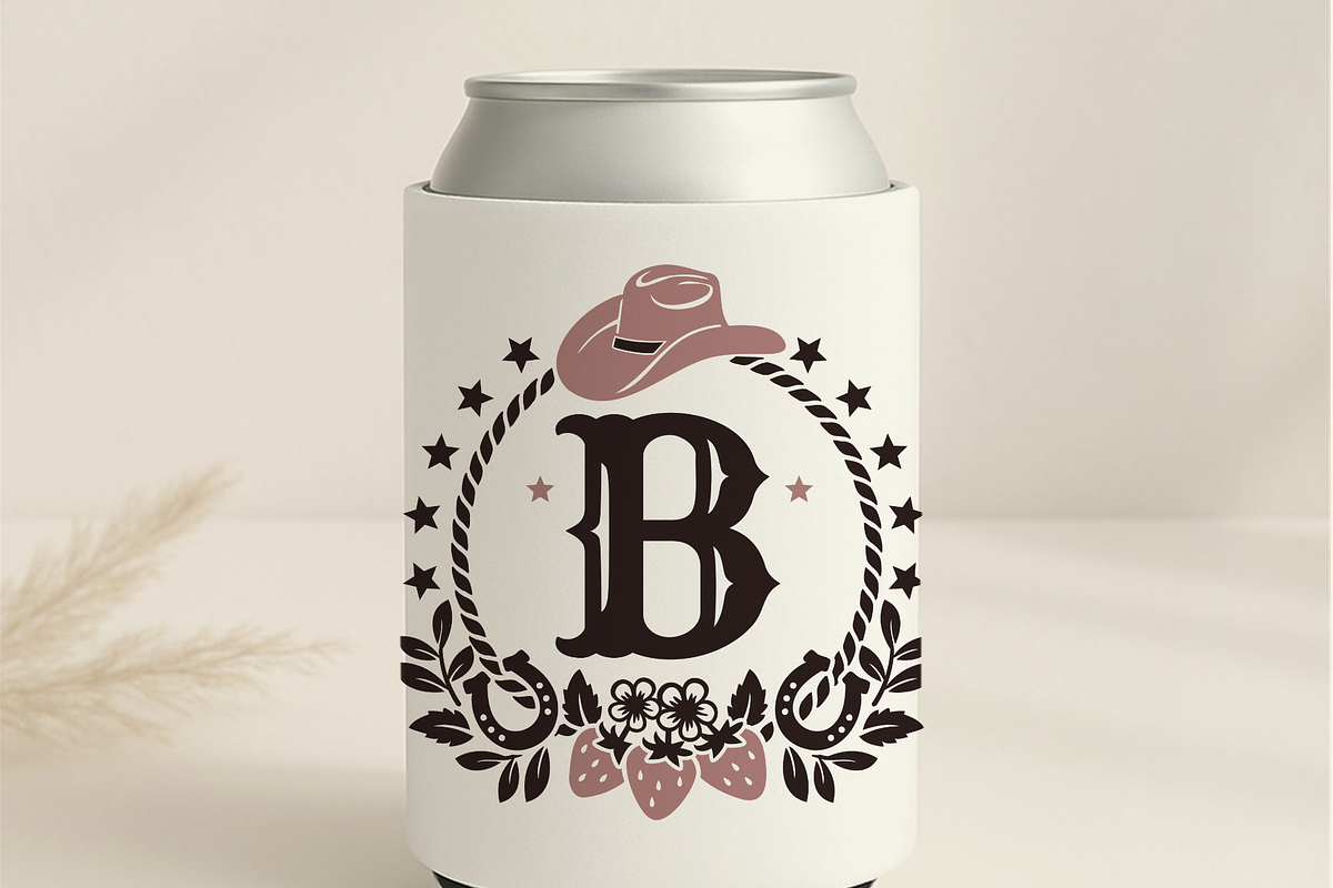 Coastal Cowgirl Monogram SVG Bundle, a Graphic by TanchaArt (Photo 3 of 10)