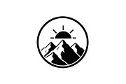 Mountain Sunrise Circle Bundle, an Illustration by Designs_River (Thumbnail 21 of 31)