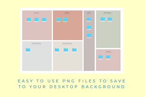 Get-Organized Desktop Planners