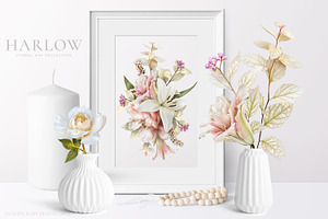 Harlow Floral Art Collection