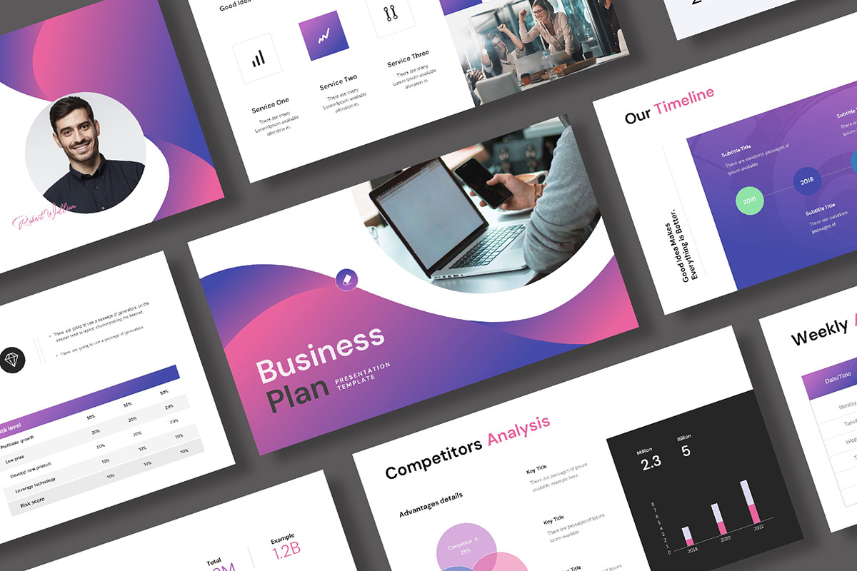 Business Plan Presentation Template preview 2