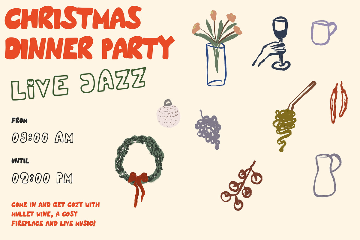 Handmade Font Duo + Christmas Icons, a Handwritten Font by Laras Wonderland (Photo 7 of 13)