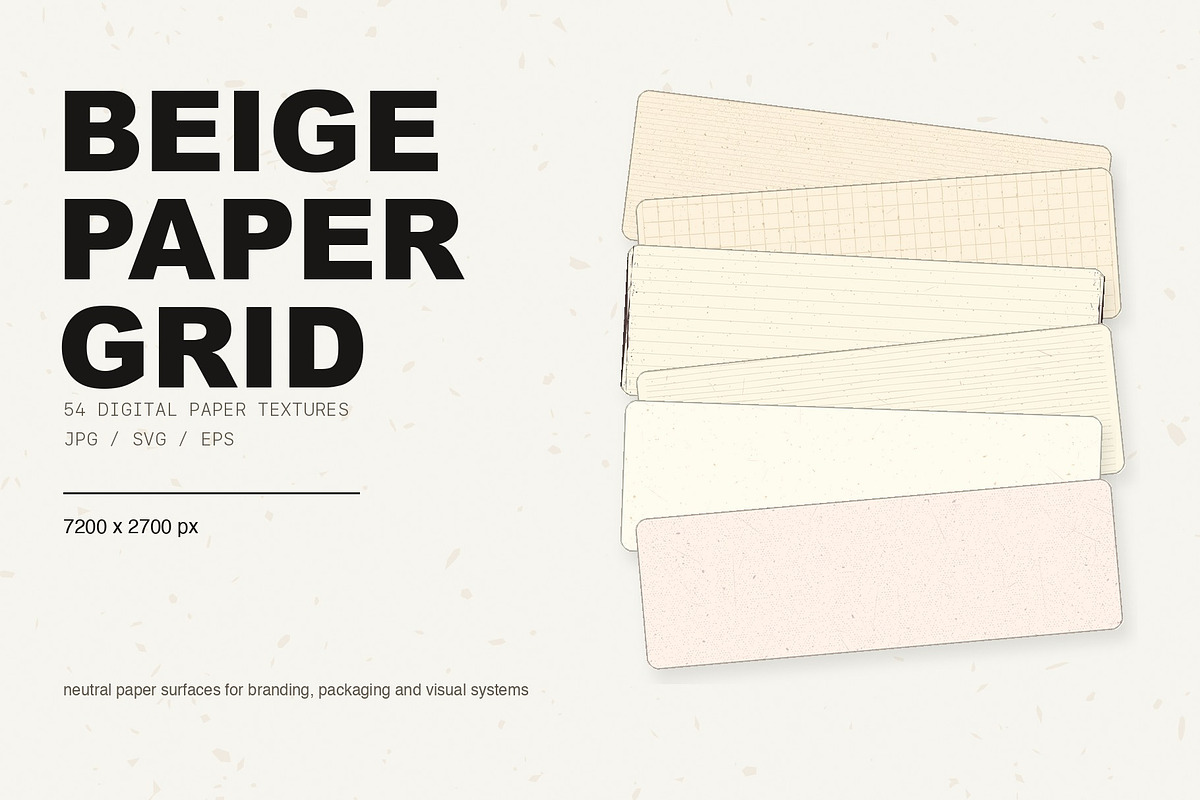 Beige Paper Textures. Vector kit, a Texture Graphic by Debar's Shop (Photo 1 of 8)