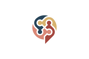 modern chat bubble community logo, a Branding & Logo Template by Rasagama Studio