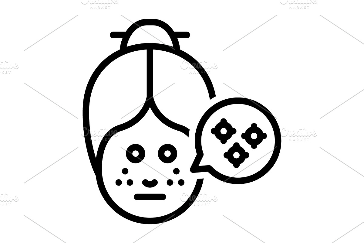 Infections bacteria black icon, an Outline Icon by Creative priyanka