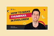 Youtube Thumbnail Template, a Social Media Template by hekenostudio (Thumbnail 3 of 4)