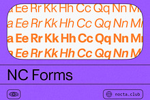 NC Forms — Modular Sans for Systems