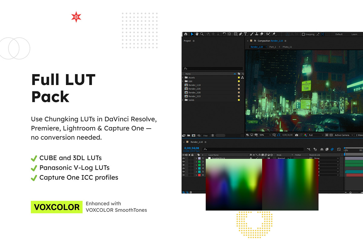25 Chungking Lightroom Presets LUTs, a Preset Add-On by SparkleStock (Photo 14 of 14)