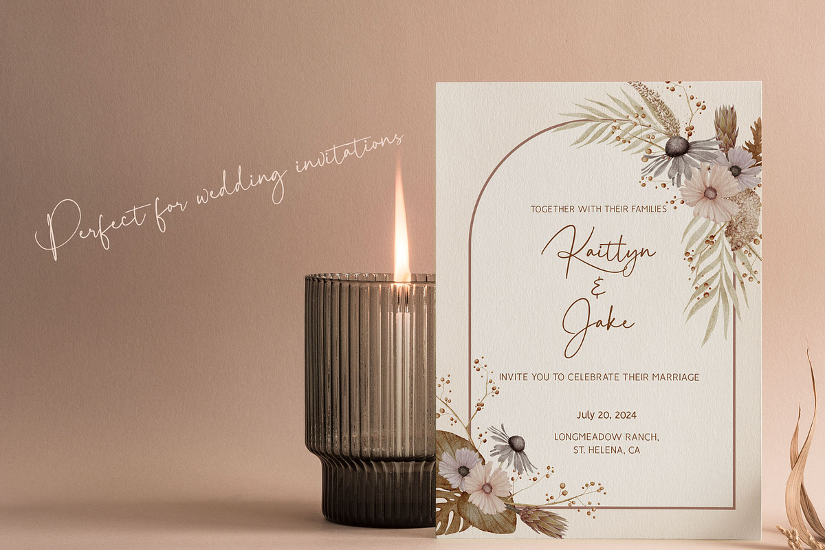 Boho Floral Collection, a Decorative Illustration by Maggie Stilwell Design (Photo 2 of 12)