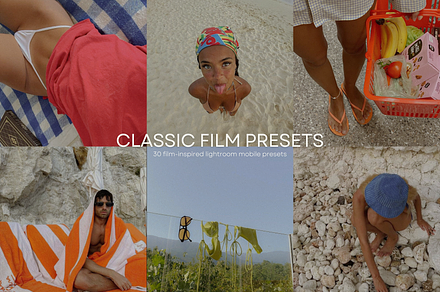30 CLASSIC FILM LIGHTROOM PRESETS