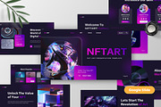 NFTART - NFT Art Google Slide, a Presentation Template by MtvtdArt (Thumbnail 1 of 6)