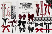 Crimson Relics Scrapbook Kit PNG, an Object Graphic by DreamoraArt (Thumbnail 5 of 9)