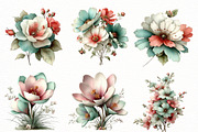 Whimsical Spring Flower Clipart, an Illustration by Designworld (Thumbnail 4 of 8)